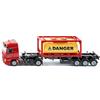 siku 3922, Camion Mercedes-Benz con container cisterna, 1:50, Metallo e Plastica, Rosso, Container incluso, Semirimorchio sganciabile