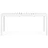 Andrea Bizzotto Tavolo Allungabile Hilde 160-240 x 90 cm in Alluminio Bianco