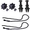 Tokaneit Cinghia del Bagagliaio per Valigia,Corda di Fissaggio Universale per Portapacchi,Cappelliera Posteriore Scaffale String con Clip di Fissaggio,Posteriore Portapacchi Cinghia de Corda 2 Pezzi Tokaneit
