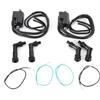 Yctze Bobina di accensione compatibile con CB350F CB400F CB500 CB550 - Set cappucci candela 30510-333-013 30520-333-013, sostituzione affidabile e di alta qualità