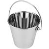 Ilsa 10 cm - Miniporzioni Mini Secchiello Porta Snack In Acciaio Inox