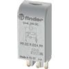 Finder Steck modulo con LED Verde Diode 6 di 24 V DC, 1 pezzi, 99.02.9.024.99