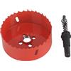 FTVOGUE Cesoia da 90mm Cutter da metallo con punta da trapano Utensile da taglio per denti da legno in alluminio Cartongesso in plastica