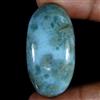 Royal_gems_shop 73,25 ct 100% pietra preziosa cabochon ovale naturale blu cielo Larimar sciolta