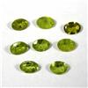Royal_gems_shop 5,90 ct 100% pietra preziosa cabochon ovale taglio verde naturale. lotto