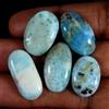 Royal_gems_shop 52,00 ct 100% pietra preziosa cabochon ovale naturale blu cielo Larimar...