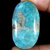 Royal_gems_shop 53,70 ct 100% pietra preziosa cabochon ovale naturale blu cielo Larimar sciolta