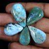 Royal_gems_shop 73,70 ct 100% naturale cielo blu Larimar ovale cabochon pietra preziosa...