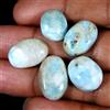 Royal_gems_shop 39,65 ct 100% naturale cielo blu Larimar ovale cabochon pietra preziosa...