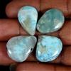 Royal_gems_shop 41,60 ct 100% naturale cielo blu larimar pera cabochon pietra preziosa...