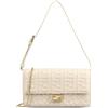FENDI Borsa a tracolla FENDI FF logo baguette catena 8M0498AAJD pelle nuovissima donna