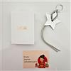 Dior [Pagata dalle tasse USA] Portachiavi Dior Novità Stella Charm Argento 2024 Ci...