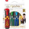Maped - 4 evidenziatori Harry Potter - Punta smussata - Rosso, verde, giallo e blu
