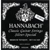 Hannabach Corde per Chitarra Classica, Serie 815 per Chitarre 8/10 corde Silver Special, Tensione medio, Corde Singole C8/Do8