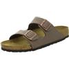 Birkenstock 151181 Arizona mocca, Birkibuc PIANELLE Uomo, Mocca EU 44