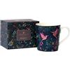 Sara Miller London Sara Miller India Collection - Hummingbird Paradise Mug - blu scuro