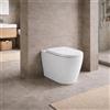 Azzurra Ceramica WC a Terra Easy Clean Collezione Comoda cm 54 Ceramica Bianca con Sedile Incluso ,
