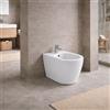 Azzurra Ceramica Bidet da Terra Collezione Comoda cm 54 Ceramica Bianca ,