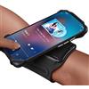 MMOBIEL Fascia da Braccio Sportiva Porta Telefono Corsa Ruotabile a 360° per iPhone 17 16 15 14 13 Pro Max, Samsung Galaxy S26 S25 S24 Serie - Adatto a Tutti Gli Smartphone da 4.5 - 7.5 Pollici - Nero