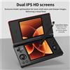 Anbernic RG DS Console Portatile Retro Doppio Schermo Android 14 128GB Black Red