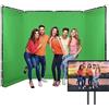 GSKAIWEN 7,87 ftx 13,12 ft portatile grande sfondo verde, sistema di