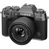 Fujifilm X-T50 Charcoal Silver + XC 15-45mm F3.5-5.6 OIS PZ Garanzia Ufficiale F