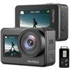 AKASO Brave 7 Action Cam 4K 30FPS 20MP, IPX8 Fotocamera Subacquea Stabilizzata,