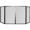 ZZIPP ZZDJSCR Copertura per Consolle DJ con 4 Pannelli Bianchi + Custodia