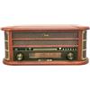 enjoy Giradischi Vinile Vintage XD Enjoy XDAIS227 Radio FM CD Bluetooth USB Nuovo