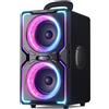 AKONE Cassa Bluetooth Potente Portatile 240W Altoparlante Party Wireless Blue...