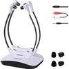 SIMOLIO Cuffie Wireless per TV Senza Fili SM-824D2, Due Cuffie TV wireless di...