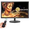 Upinva Monitor di sorveglianza multifunzione da 19 pollici supporta PC HDMI AV BNC VGA