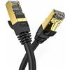 VEEtOP Cavo Ethernet LAN Cat 8 RJ45 per Rete Cavi Internet Alta Velocità 40 Gbps