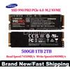 Samsung SSD 990 PRO PCIe 4.0 NVMe M.2 Solid State Hard Drive 500GB 1TB 2TB Lot