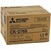 Mitsubishi Electric CK-D769 Carta + Ribbon per 360 Stampe 15x23