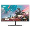 NOUA Monitor Gaming PC 27 Pollici LED IPS Full HD 1920x1080 HDMI VGA 2ms 100Hz