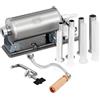 MZTOGR Riempitore per salsicce - Macchina per salsicce manuale fatta in casa in acciaio inox, macchina da cucina per riempimento di carne, confezione da 8 tubi (MZ-HOR-2.5LBM)