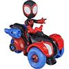 SPIDEY AND HIS AMAZING FRIENDS Hasbro Spidey e i Suoi Fantastici Amici - Miles Morales e Techno-Racer, action figure e veicolo, per bambini dai 3 anni in su