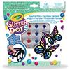 CRAYOLA Glitter Dots - Set Magiche Farfalle, per Creare Scintillanti Mosaici con Il Glitter Modellabile, attività Creativa e Idea Regalo, 04-1083