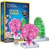 National Geographic Kit di coltivazione da giardino in cristallo per bambini, kit scientifico educativo per bambini dagli 8 anni in su, per coltivare alberi ricoperti di cristallo di quarzo rosa