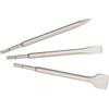 Metabo Set di scalpelli SDS-plus Classic - 628412000 - per lavori di precisione in calcestruzzo, muratura e pietra, 3 pezzi
