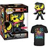 Funko POP! Eddie Brock Venom Blacklight POP E Maglietta - L