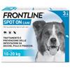 Frontline Spot On Cani x3 Pipette, Antiparassitario per Cani e Cuccioli (10-20Kg), Contro Pulci, Zecche E Pidocchi