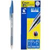 PILOT BP-S-F, Penna a sfera con puntale in metallo 0.7mm, Blu, Confezione da 12 pezzi