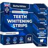 BetterWhite Professional Teeth Whitening Strips 21 Treatments - Enamel Safe - Non-Sensitive Formula - 42 Peroxide-Free Strips - Dentist Formulated Teeth Whitening Kit + Mouth Opener Included