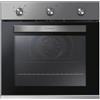CANDY FCDIE206X Forno elettrico da incasso, controlli meccanici, ACCIAIO INOX e vetro nero, capienza 65 litri, Classe A+