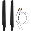 TREADALT-TEC Antenna 8dBi 2.4GHz 5G Dual Band WiFi RP-SMA ad alto guadagno U.FL IPEX Internet Bluetooth Range Extender ripetitore Antenne