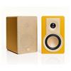 DALI KUPID - Altoparlante HiFi compatto e passivo di alta qualità, design a 2 vie, con woofer da 4,5 e tweeter da 1, supporto da parete incluso (coppia) - giallo oro