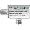 Axing TZU 10-01 Filtro di corrente separazione galvanica coassiale 5-1000 MHz (connettore F)