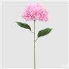 EDG Enzo De Gasperi Ortensia Ramo con Foglie H 70 Cm Pianta Artificiale Rosa Chiaro